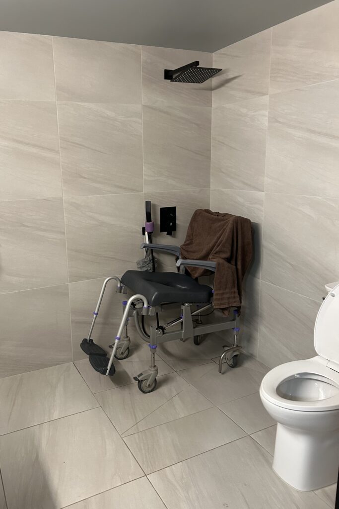 barrier-free bathroom renovation