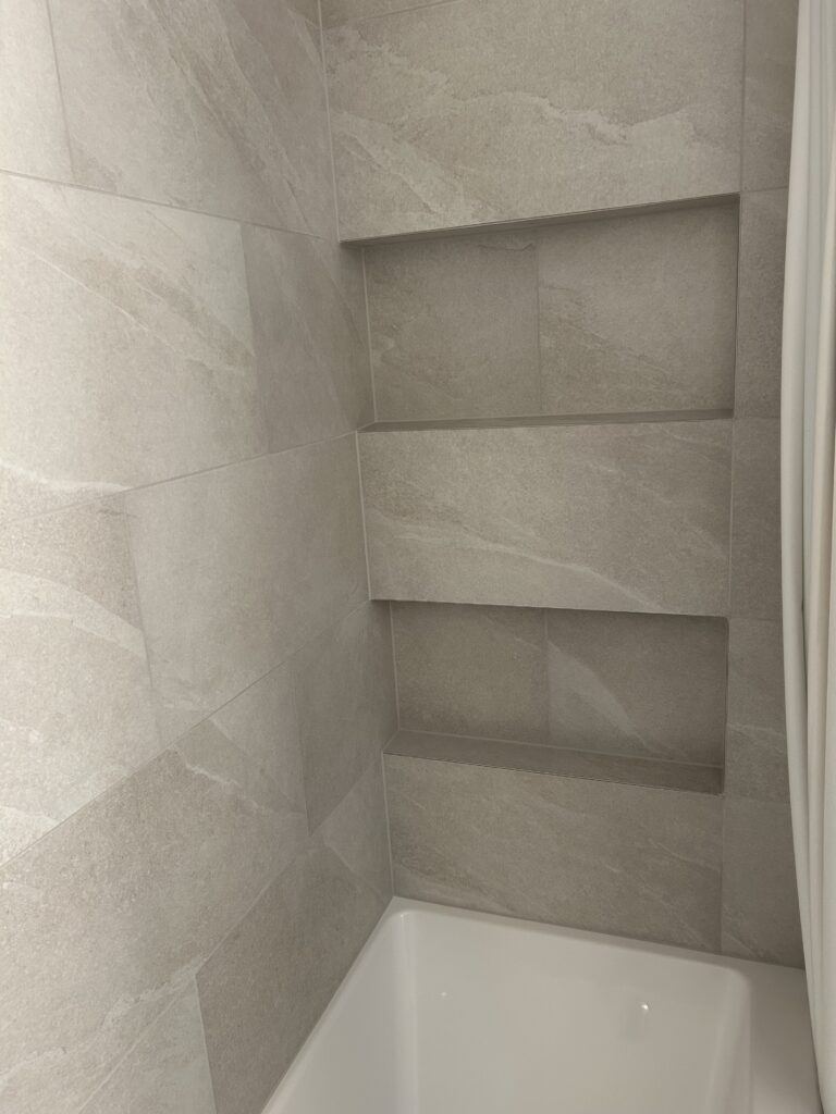 tub niches for bathroom renovation