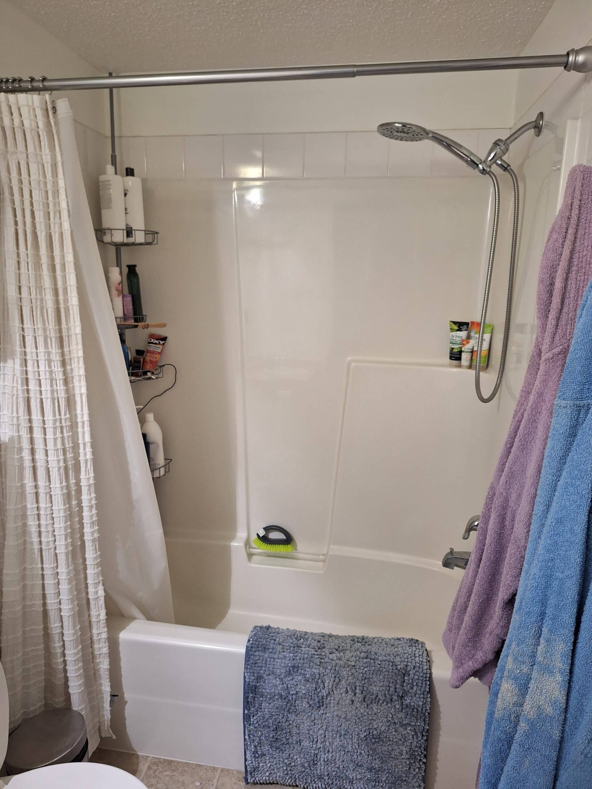 old bath tub prior to renovation