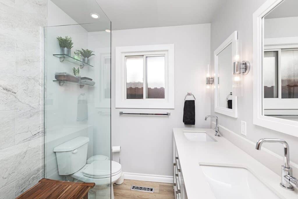 renovated bathroom spruce grove